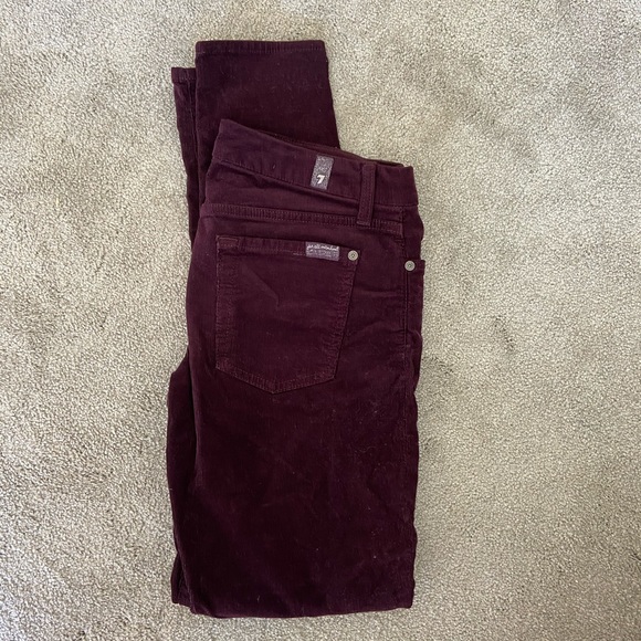 7 for all mankind corduroy pants